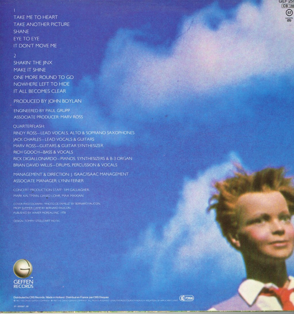 Quarterflash - Take Another Picture - Lp