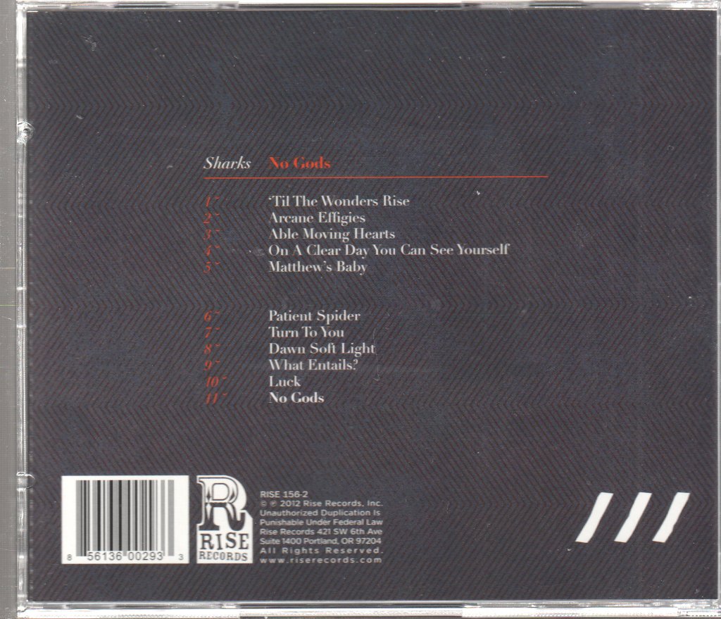 Sharks - No Gods - Cd