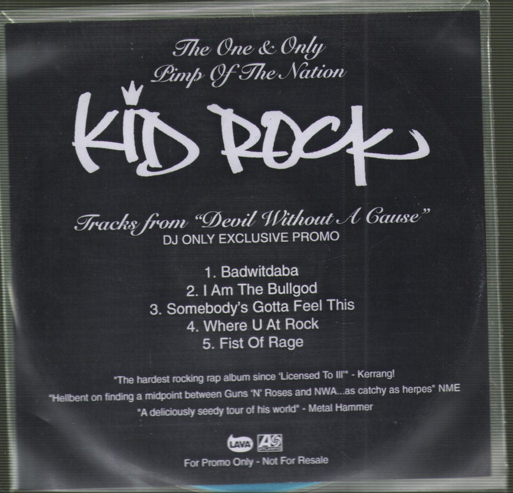 Kid Rock - Tracks From "Devil Without A Cause" - Cdr