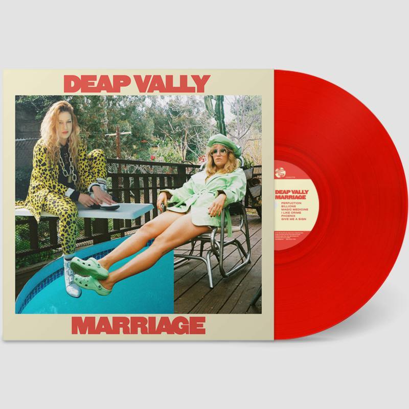 Deap Vally - Marriage (Transparent Red Vinyl) - Lp