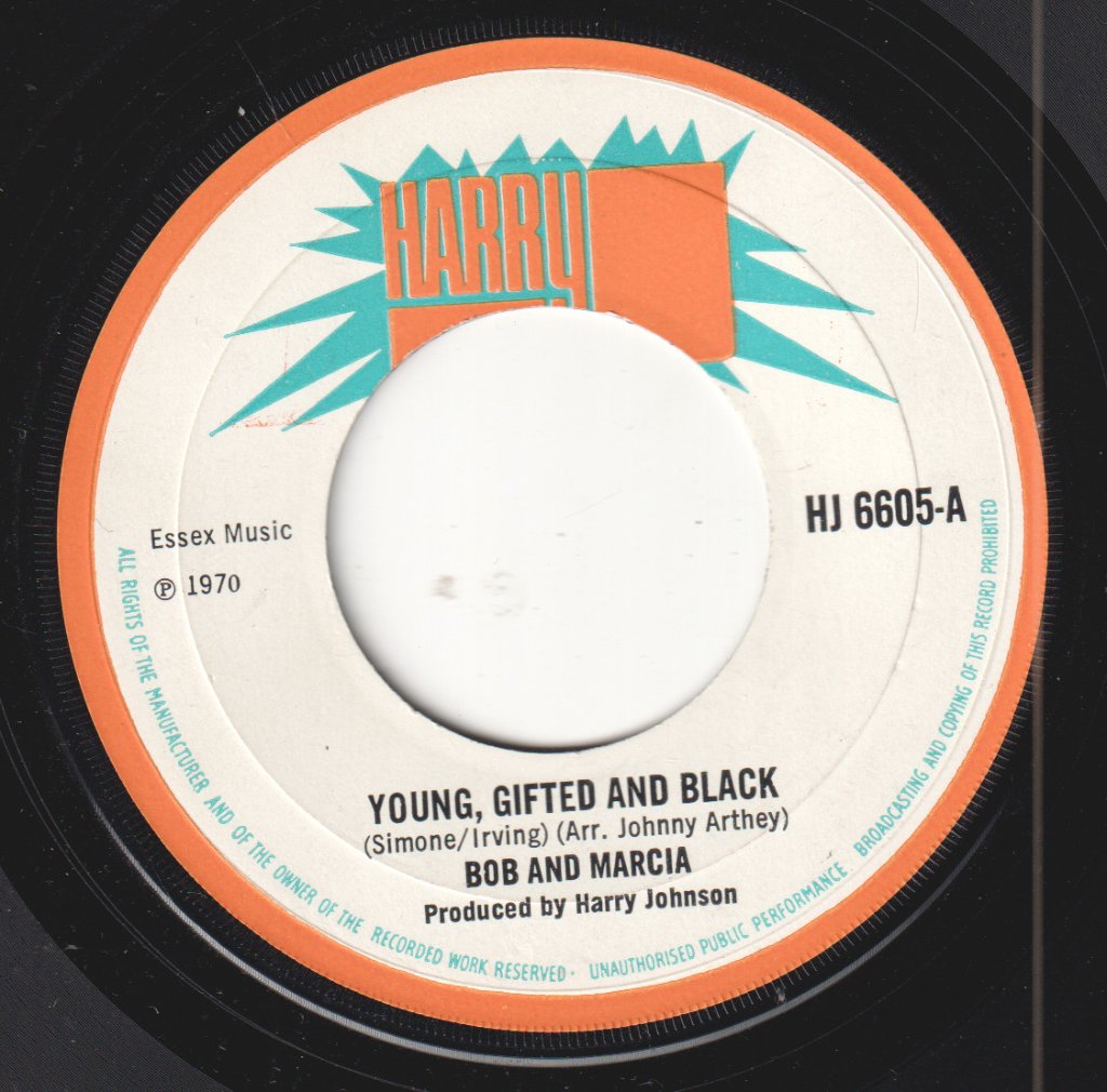 Bob And Marcia - Young Gifted And Black - 7 Inch