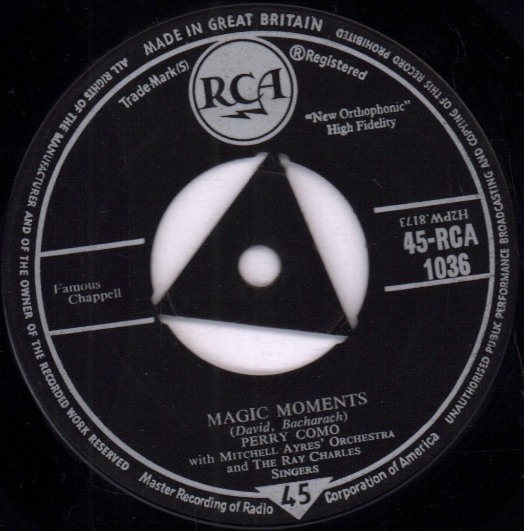 Perry Como - Magic Moments - 7 Inch