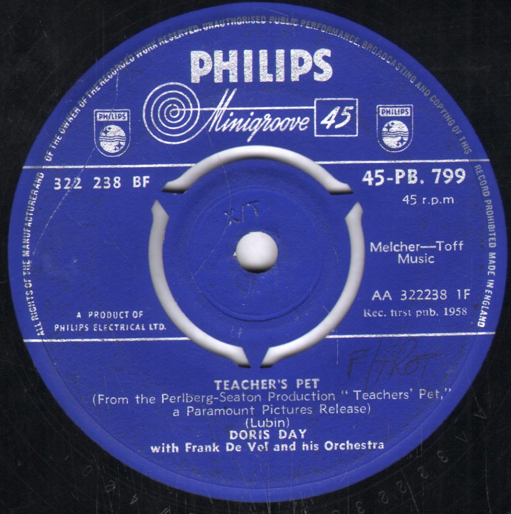 Doris Day - Teacher's Pet - 7 Inch