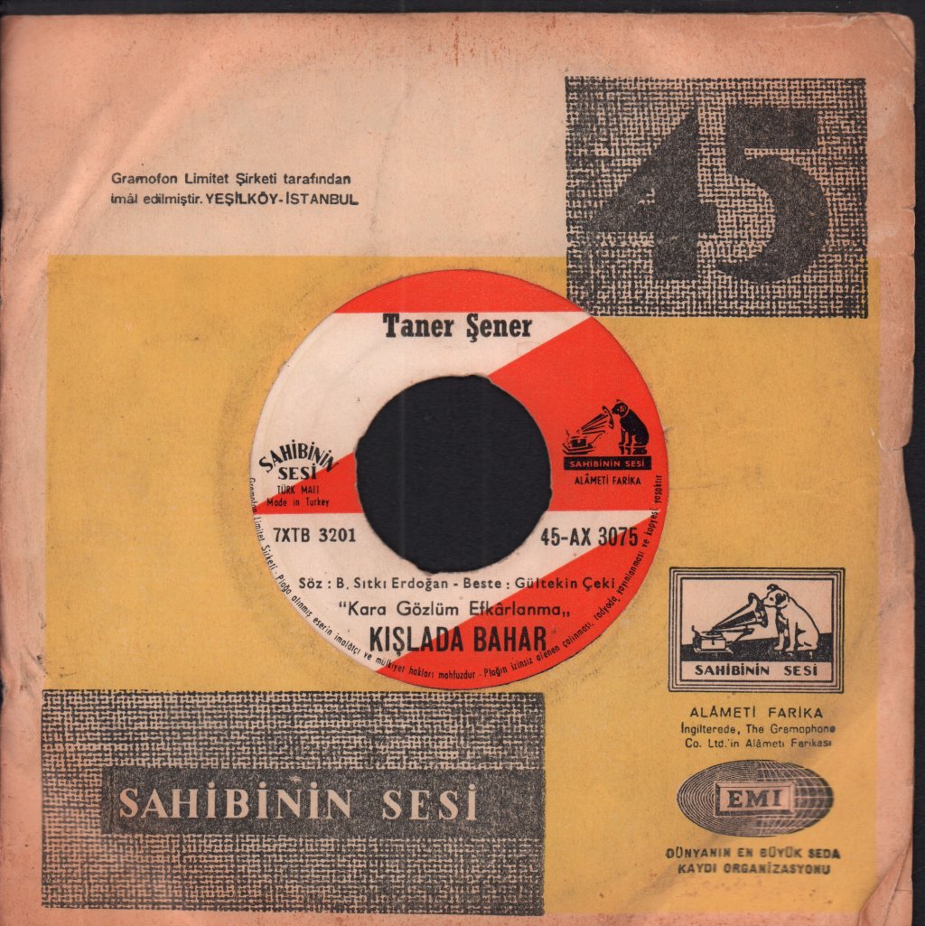 Taner sener - Kıslada Bahar - 7 Inch