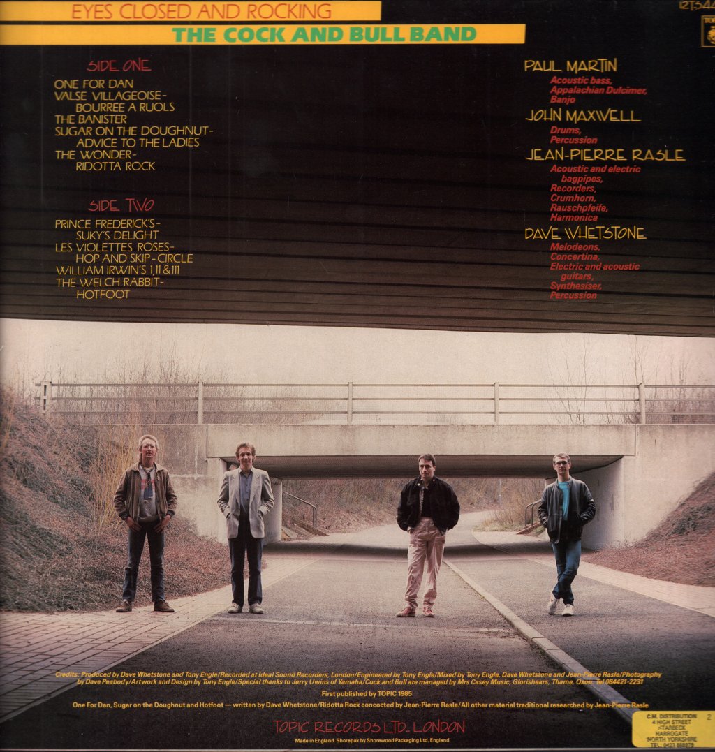 Cock And Bull Band - Eyes Closed And Rocking - Lp