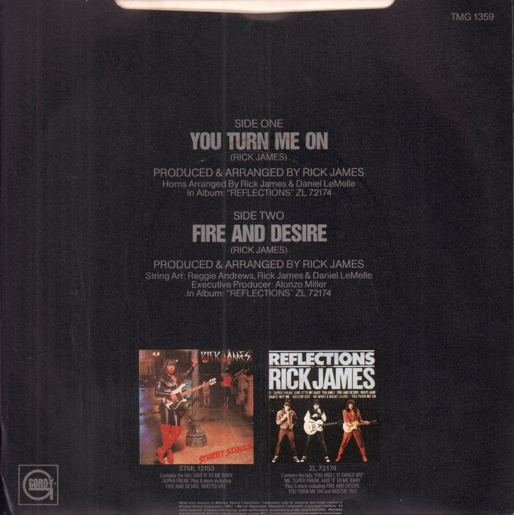 Rick James - You Turn Me On - 7 Inch