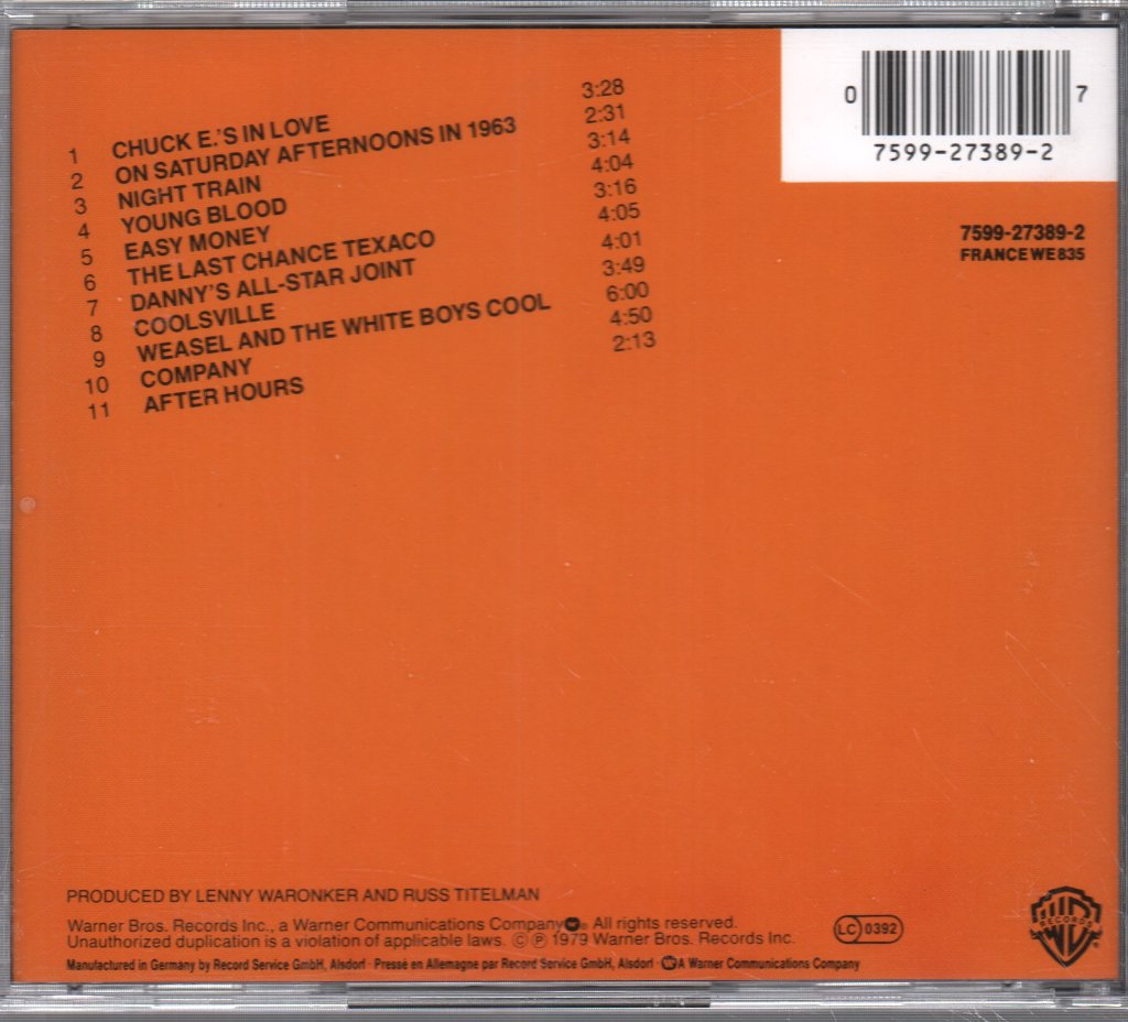 Rickie Lee Jones - Rickie Lee Jones - Cd