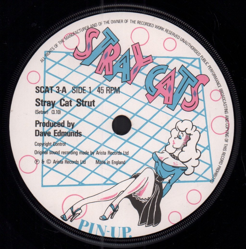 Stray Cats - Stray Cat Strut - 7 Inch