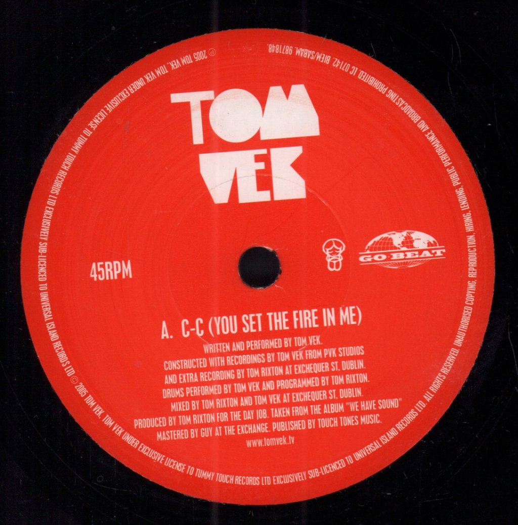 Tom Vek - C-C - 7 Inch