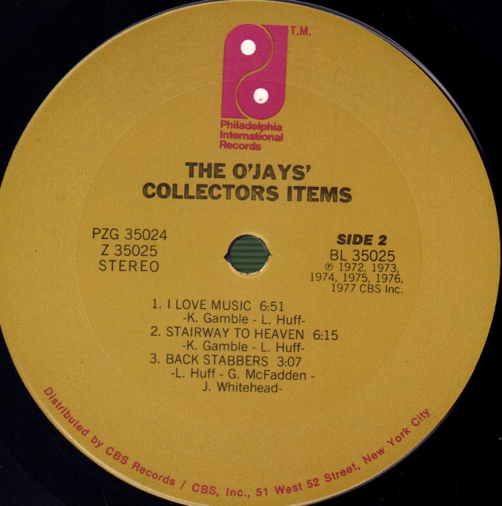 O'Jays - Collectors Items - Double Lp