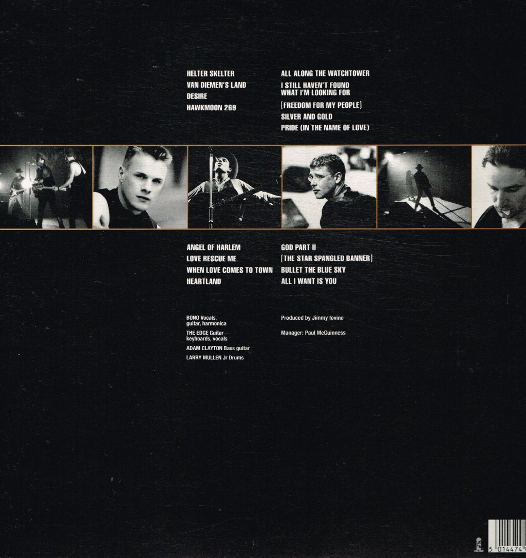 U2 - Rattle And Hum - Double Lp