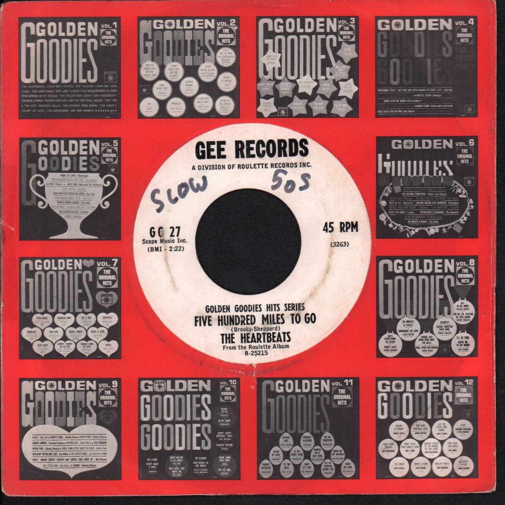 heartbeats (doo wop group) - After New Year's Eve - 7 Inch