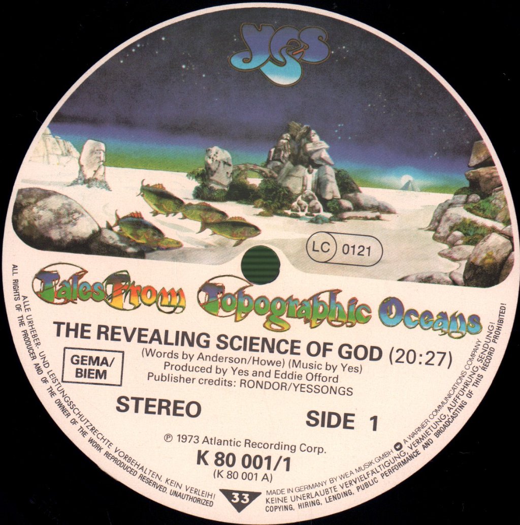 Yes - Tales From Topographic Oceans - Lp