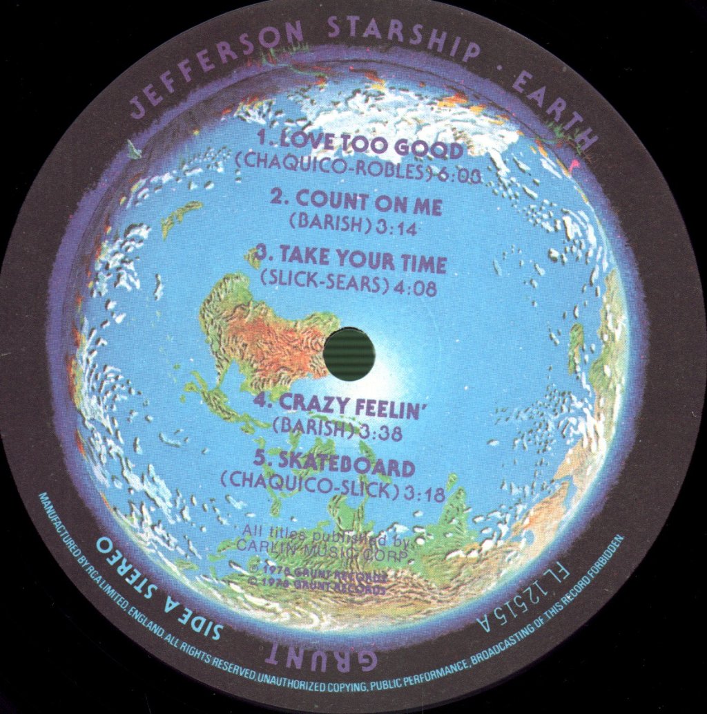 Jefferson Starship - Earth - Lp