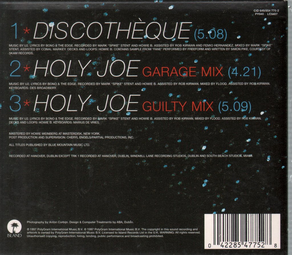 U2 - Discotheque - Cd