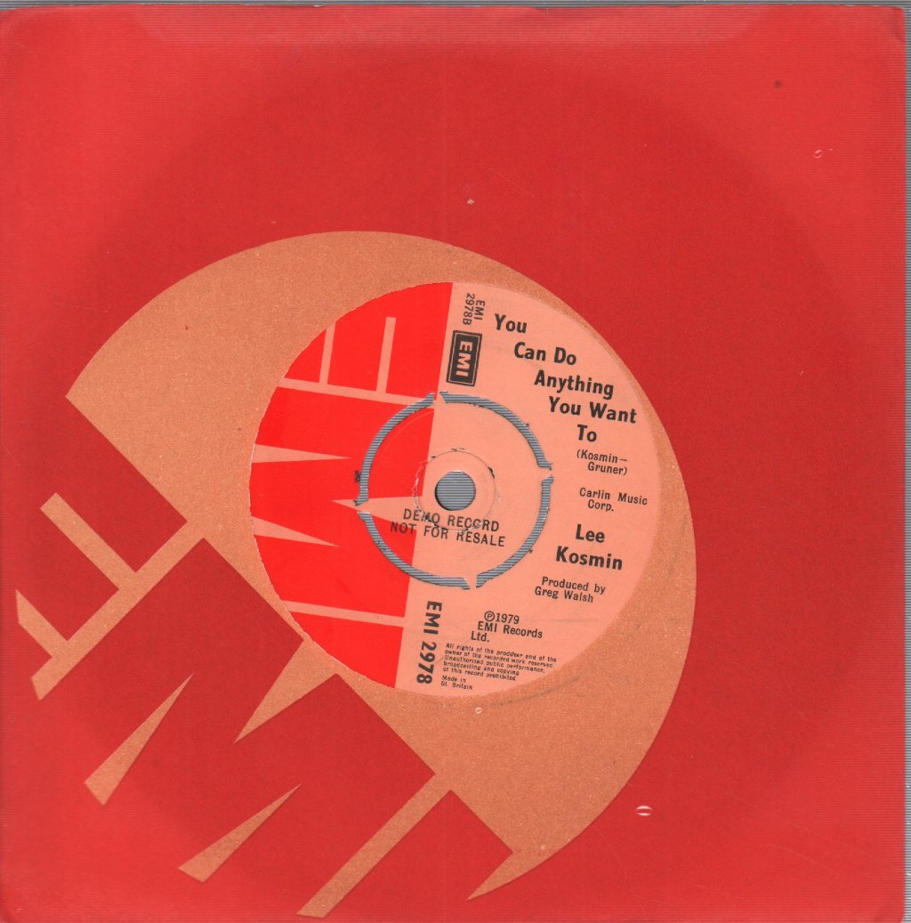 Lee Kosmin - When I'm Alone - 7 Inch