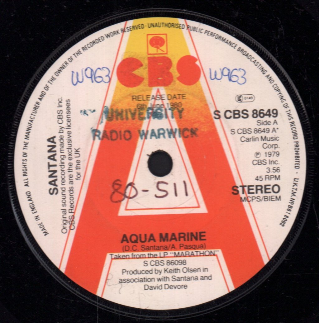 Santana - Aqua Marine - 7 Inch