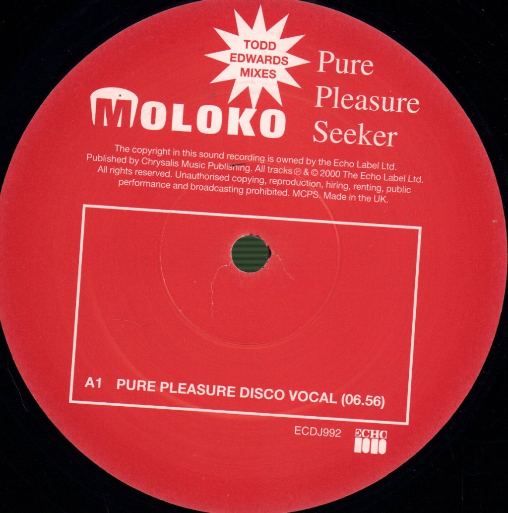 Moloko - Pure Pleasure Seeker (Todd Edwards Mixes) - Double 12 Inch