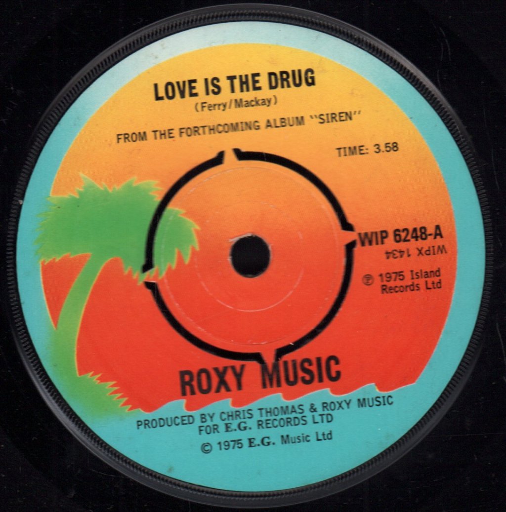 Roxy Music - Love Is The Drug - 7 Inch