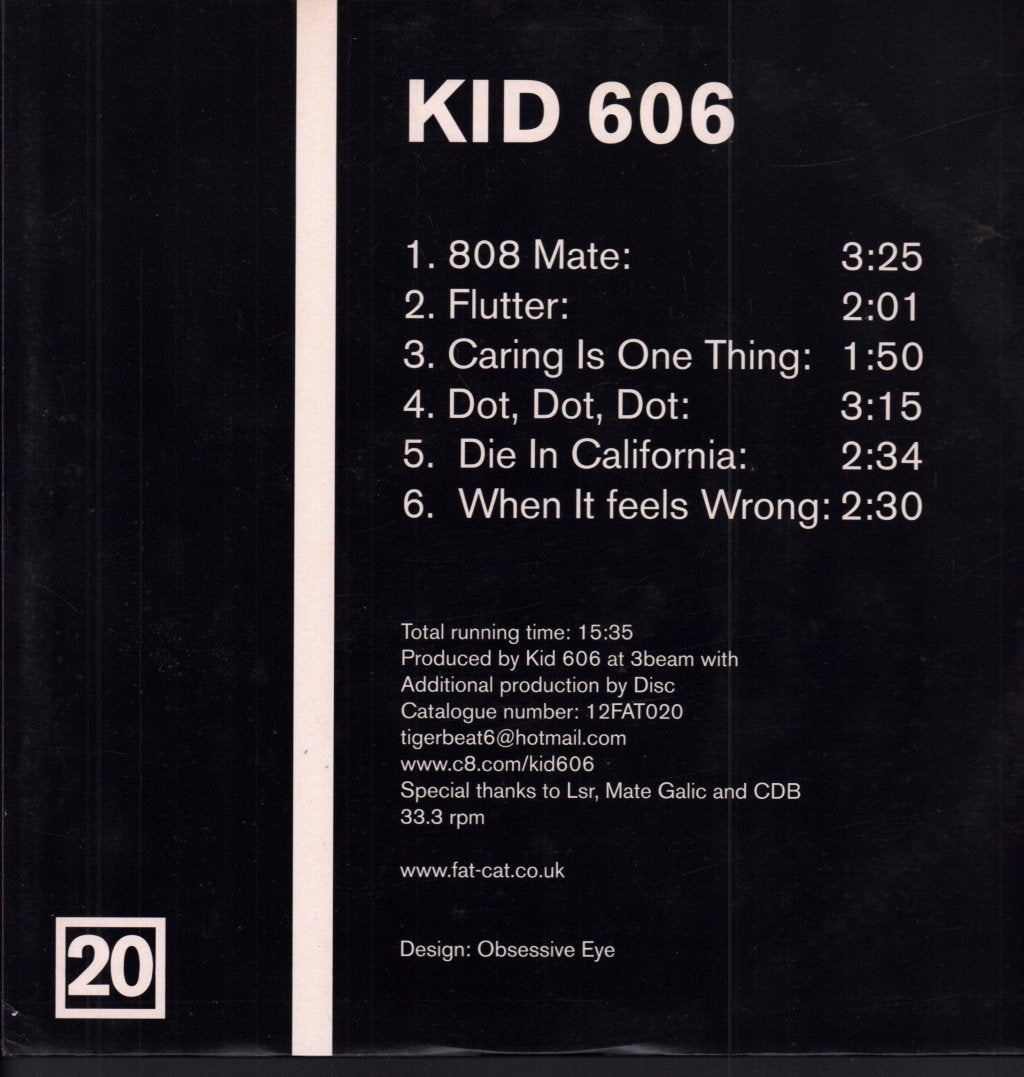 Christoph De Babalon / Kid 606 - Christoph De Babalon / Kid 606 - 12 Inch