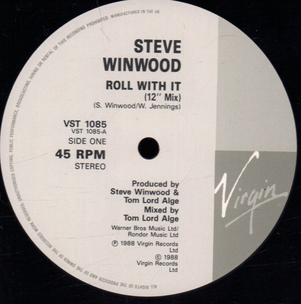 Steve Winwood - Roll With It - 12 Inch
