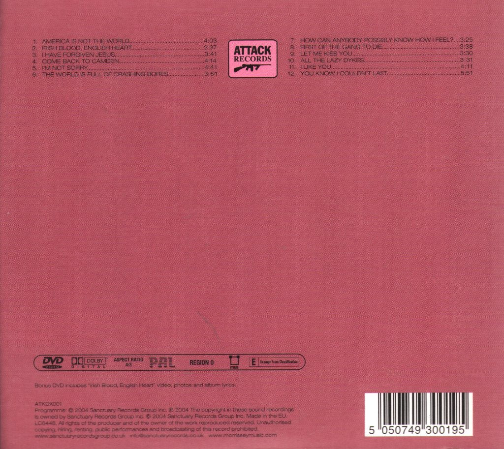 Morrissey - You Are The Quarry - Cd