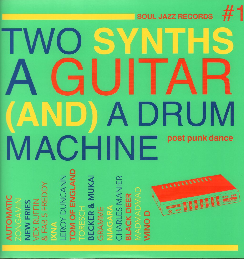 Various Artists - Two Synths A Guitar (And) A Drum Machine  - Post Punk Dance 1 - Double Lp