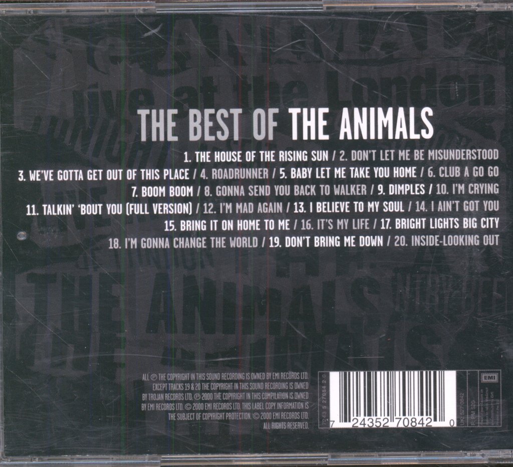 Animals - Best Of - Cd