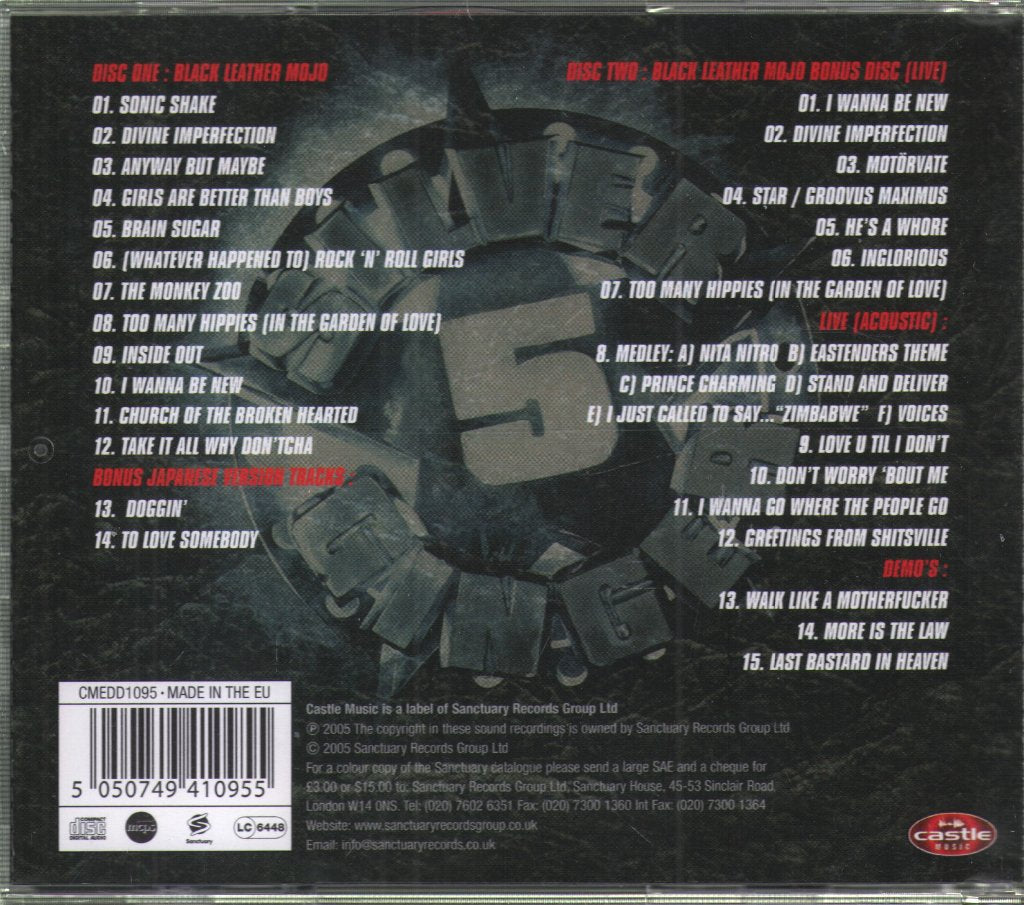 Silver Ginger 5 - Black Leather Mojo - Double Cd