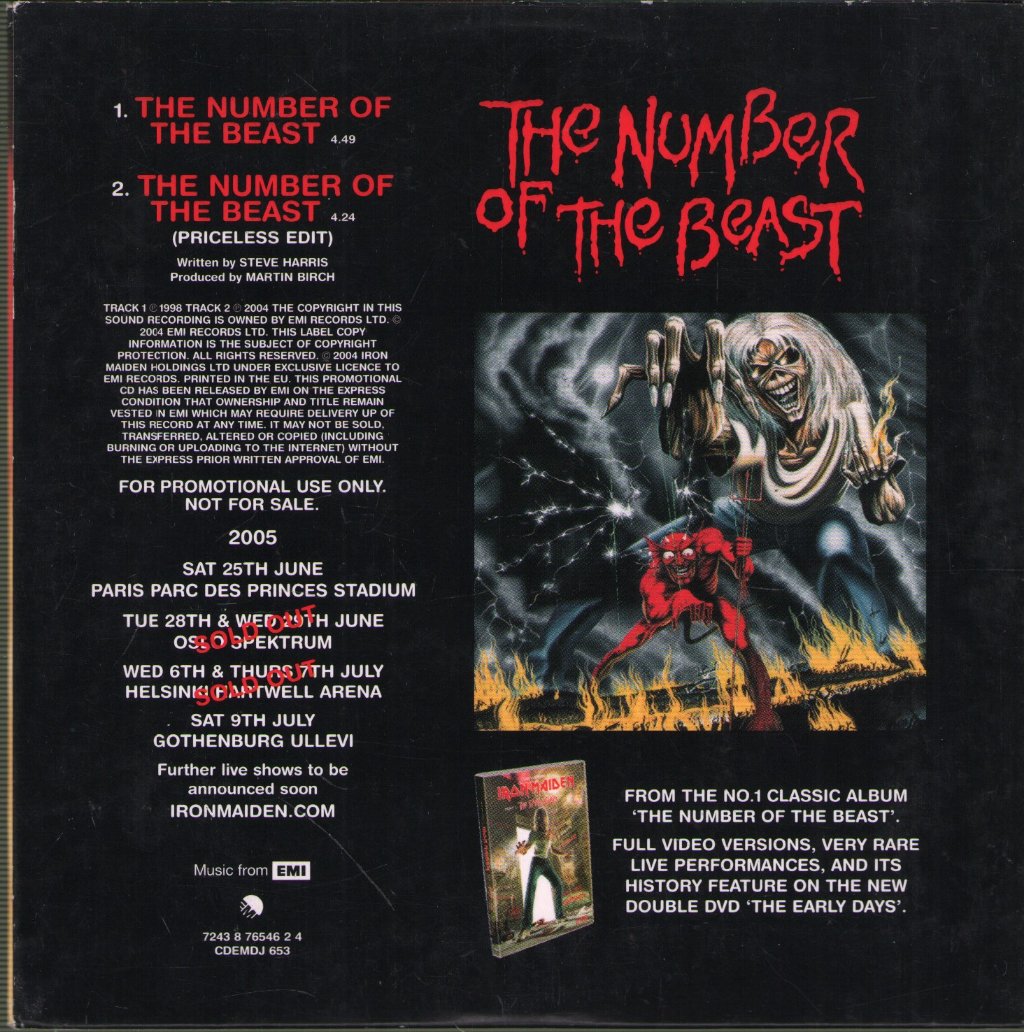 Iron Maiden - Number Of The Beast - Cd