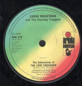 Sarah Brightman - Adventures Of The Love Crusader - 7 Inch