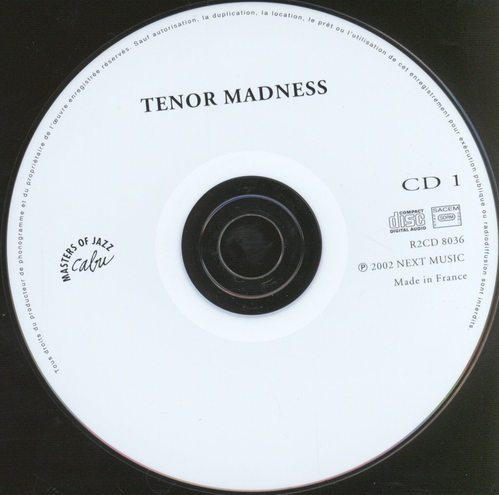 Various Artists - Tenor Madness (A Tenor Sax Anthology) - Double Cd