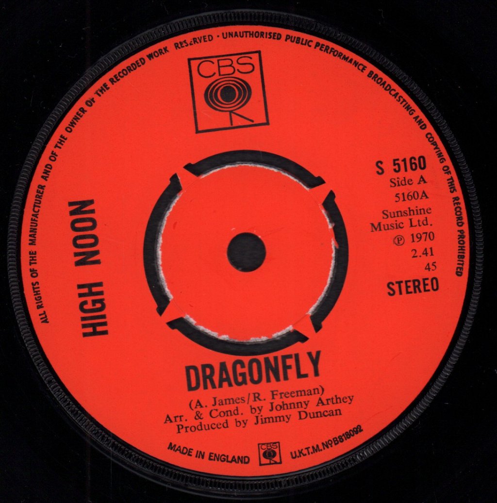 High Noon - Dragonfly - 7 Inch