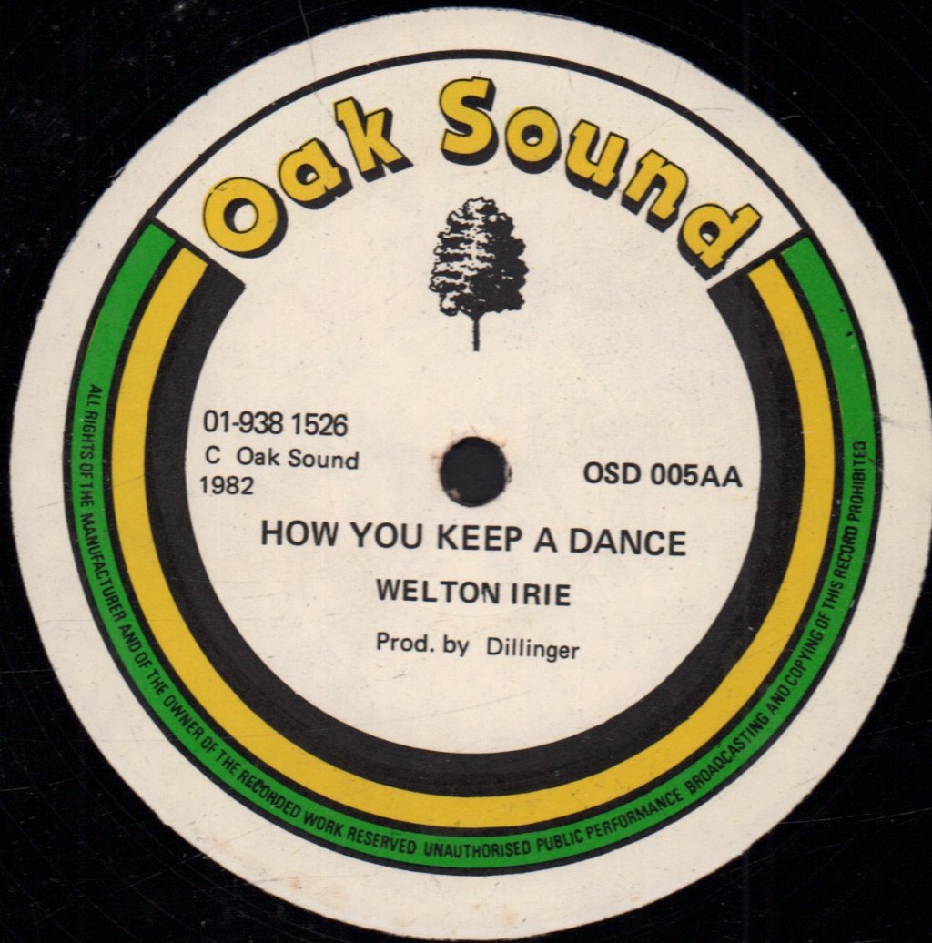 Anthony Johnson / Welton Irie - Too Much / How You Keep A Dance - 12 Inch