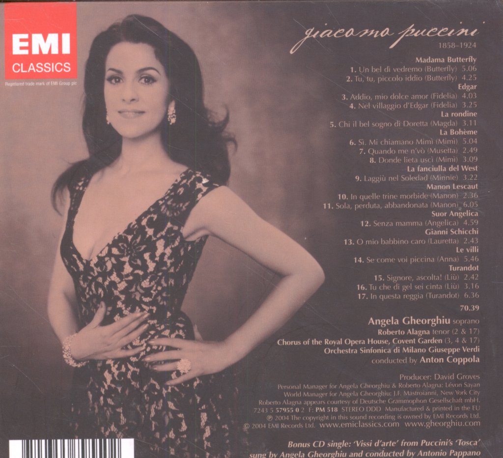 Angela Gheorghiu - Puccini - Cd Set