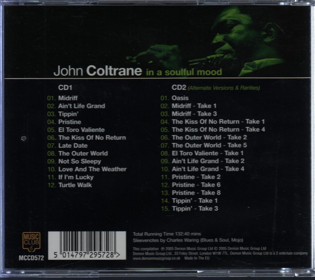 John Coltrane - In A Soulful Mood - Double Cd