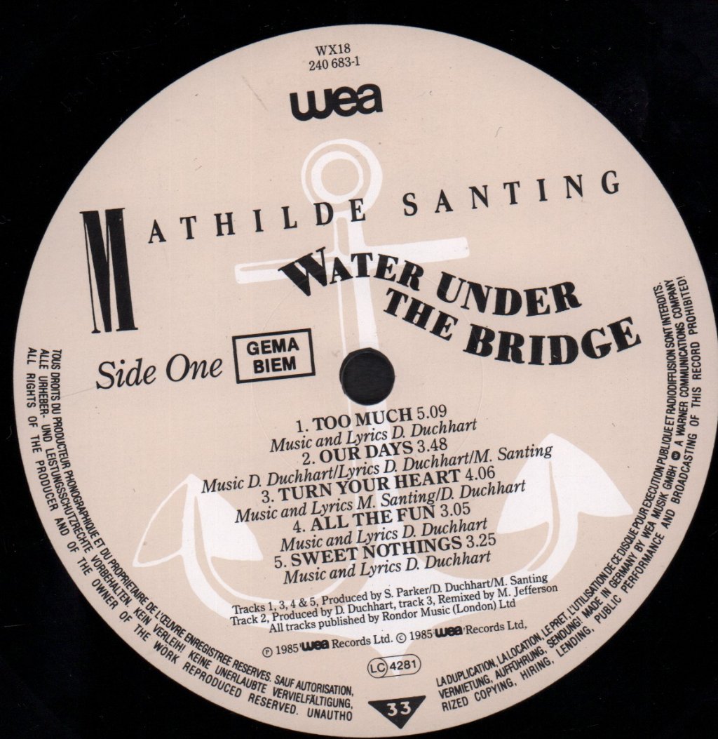 Mathilde Santing - Water Under The Bridge - Lp