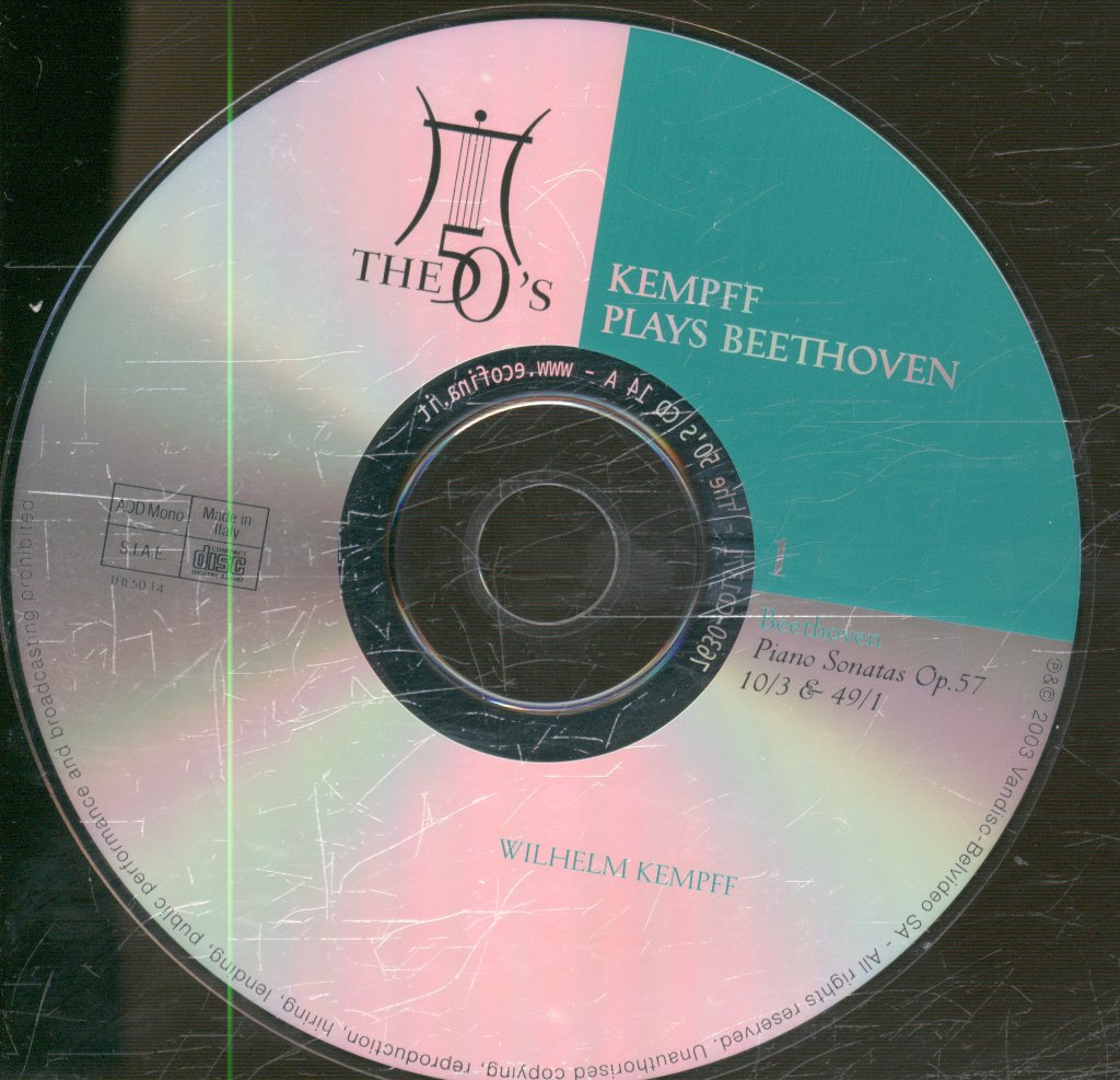 Wilhelm Kempff - Beethoven - Piano Sonatas - Double Cd