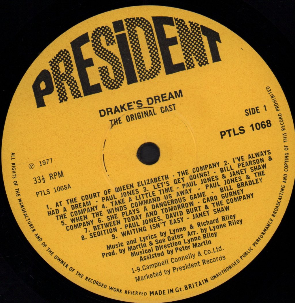 paul jones and friends - Drake's Dream - Lp