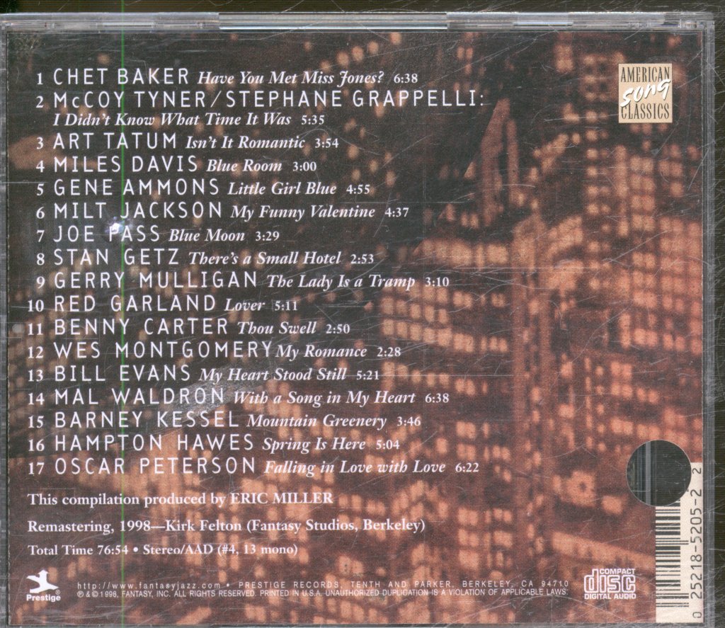 Various Artists - Antonio Carlos Jobim Songbook - The Girl From Ipanema - Cd