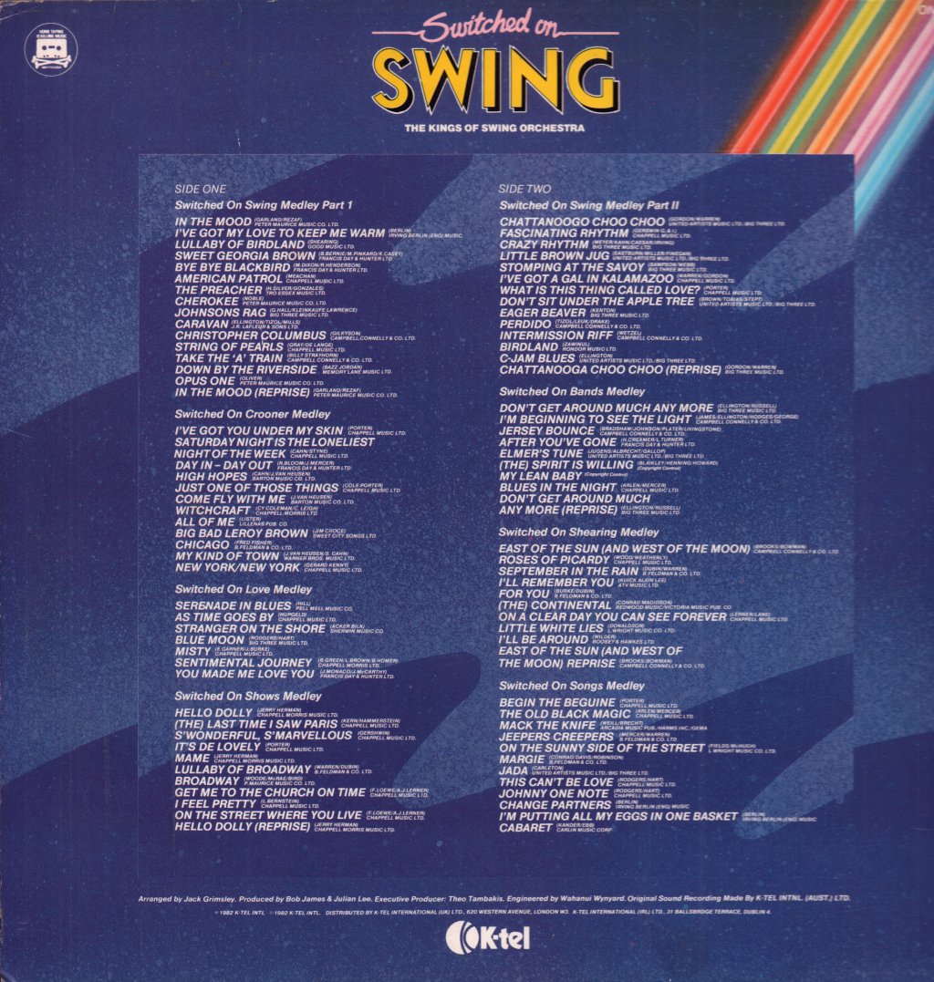 Kings Of Swing Orchestra - Switched On Swing - Lp