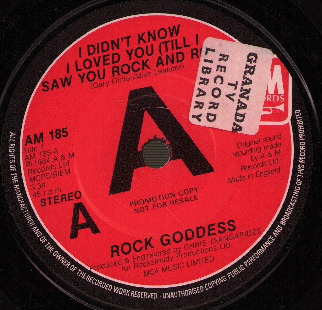 Rock Goddess - I Didn't Know I Loved You - 7 Inch