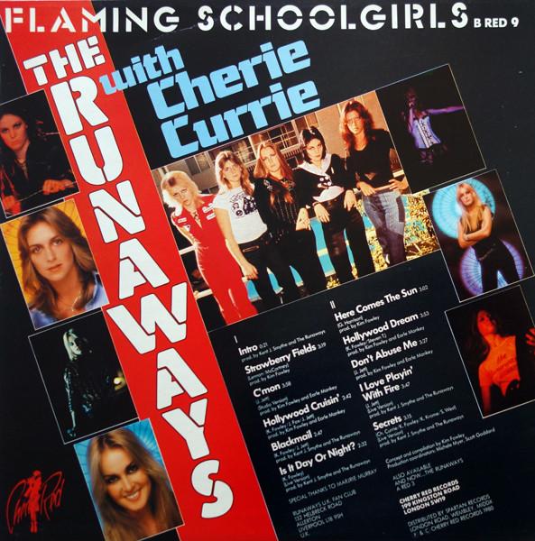 runaways with cherie currie - Flaming Schoolgirls - Lp