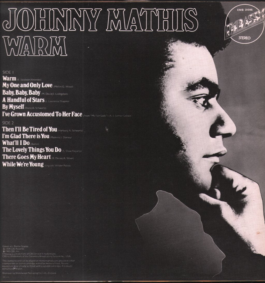 Johnny Mathis - Warm - Lp