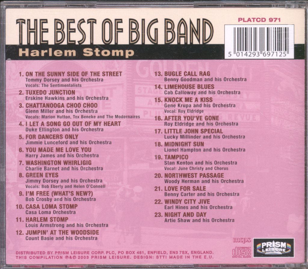 Various Artists - Best Big Band - Harlem Stomp - Cd