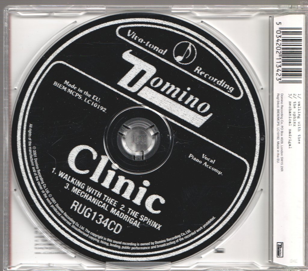 Clinic - Walking With Thee - Cd