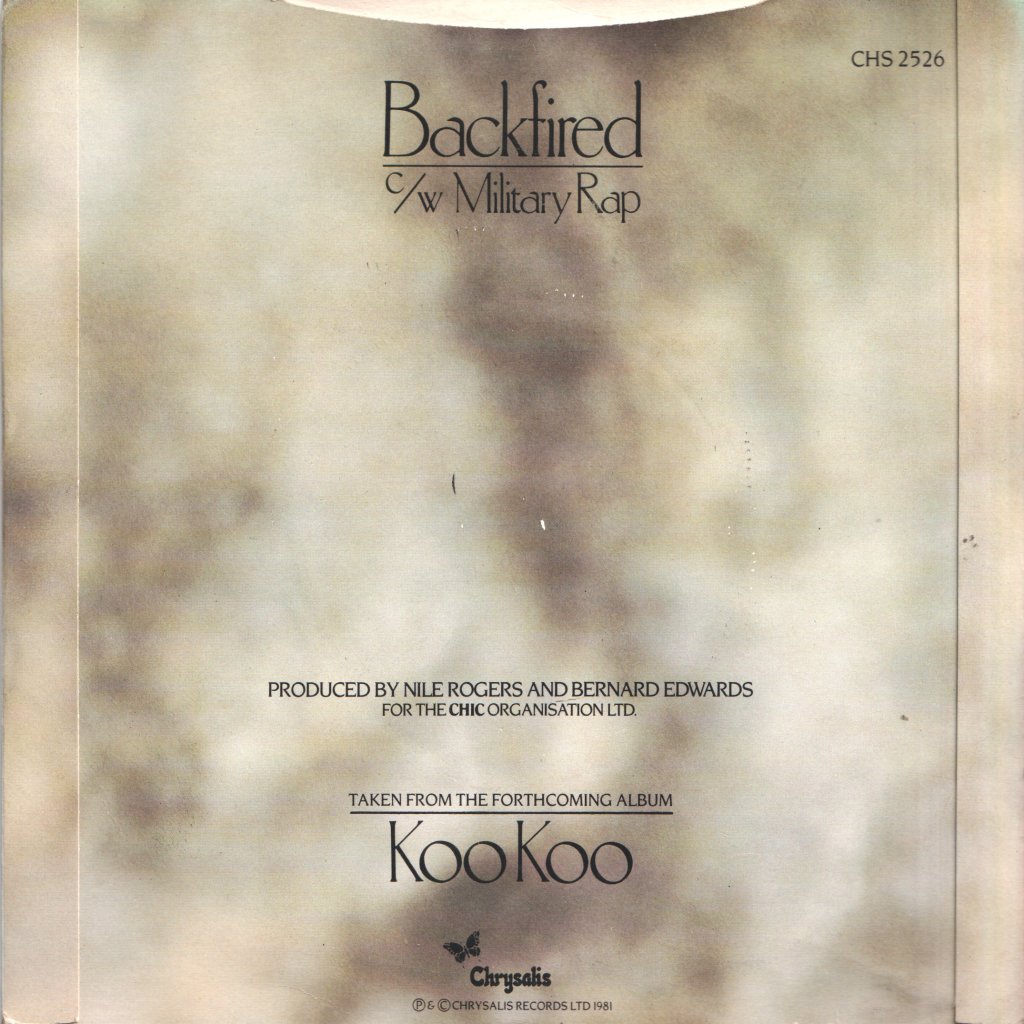 Debbie Harry - Backfired - 7 Inch