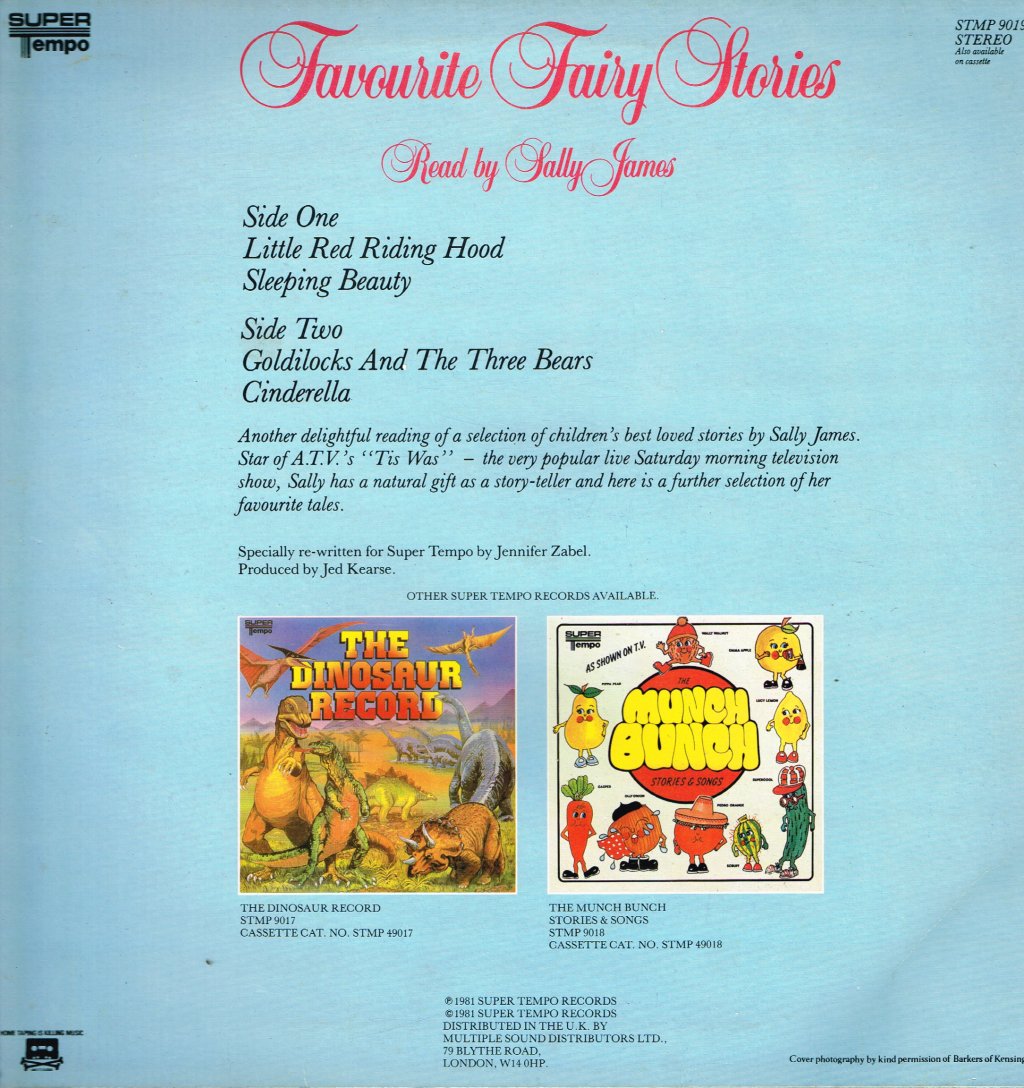 Sally James - Favourite Fairy Stories - Lp