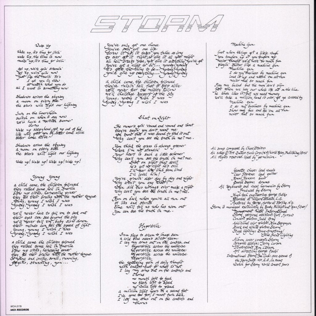 Storm (Aor/Rock Group) - Storm - Lp