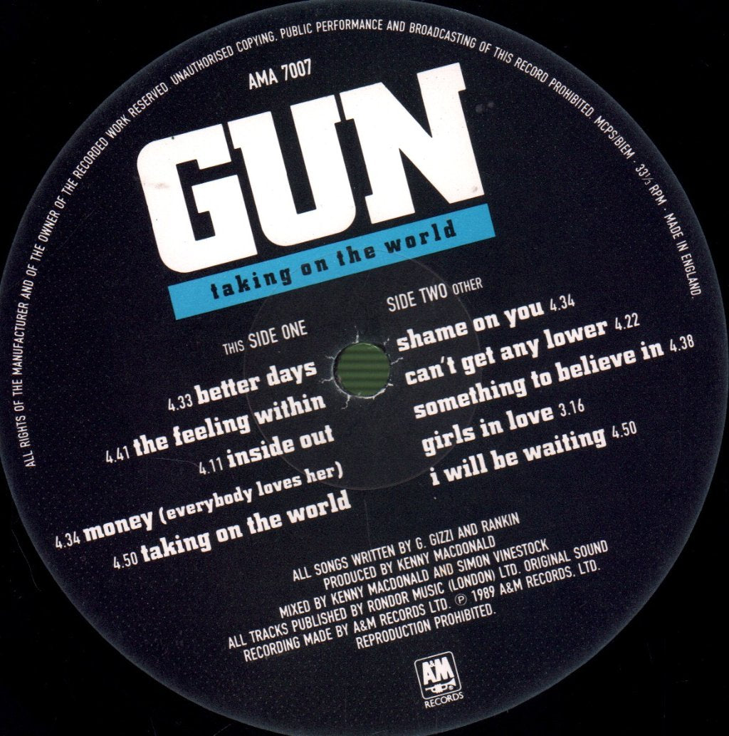 Gun - Taking On The World - Lp